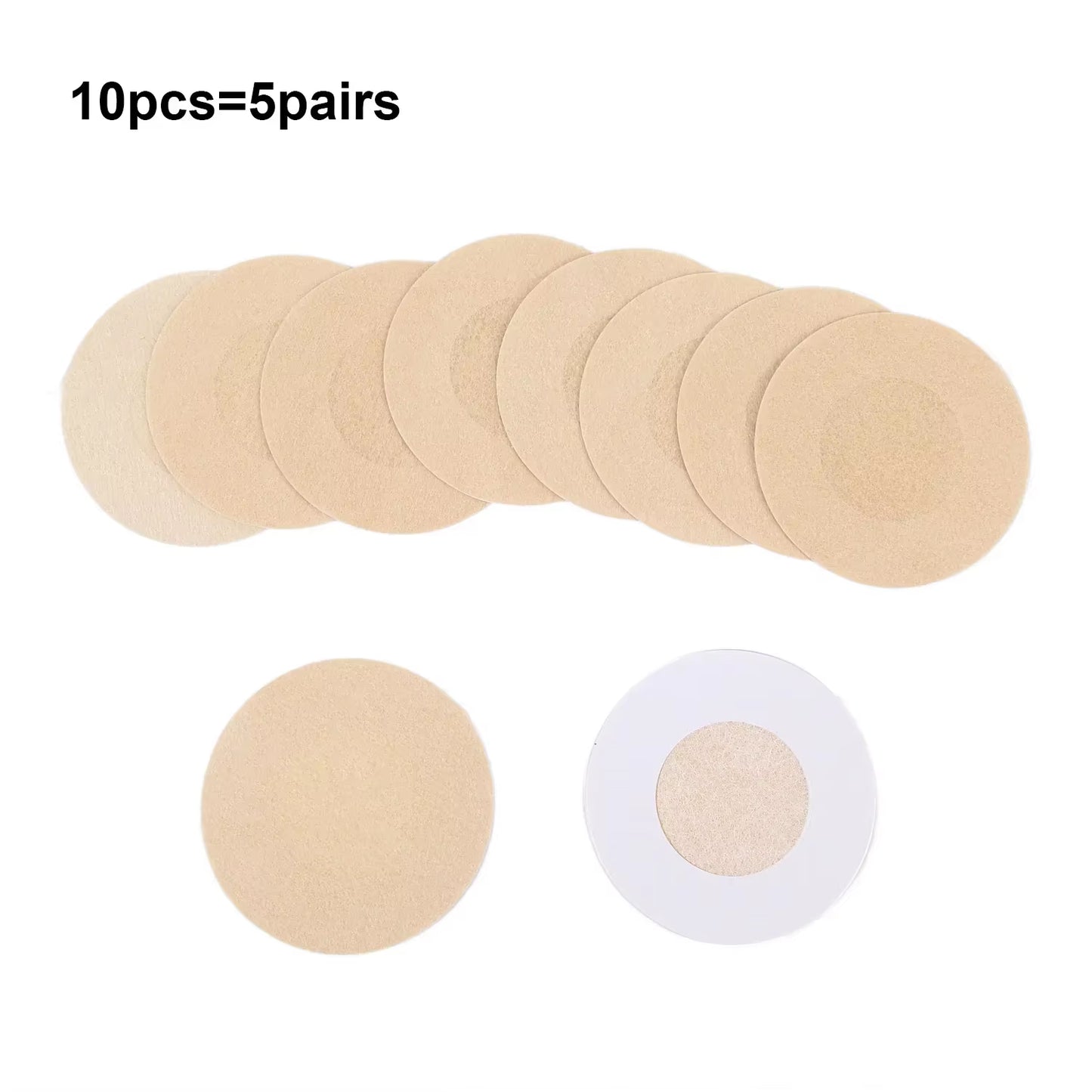 2Pcs Reusable Invisible Silicone Nipple Cover Self Adhesive Breast Chest Bra Pasties Pad Mat Stickers Accessories Bra Padding